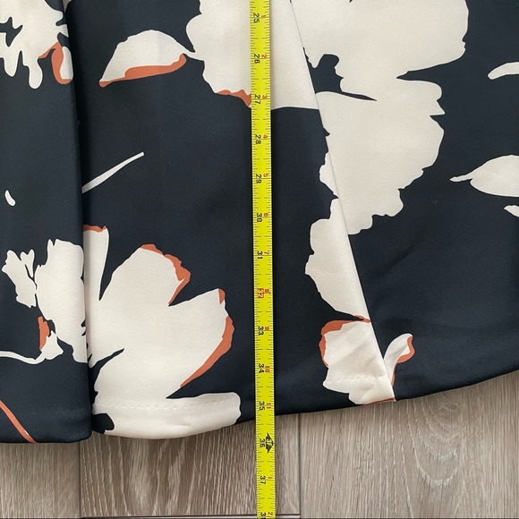Maeve | Armory Black Floral Motif Fit and Flare Dress - Picture 15 of 17